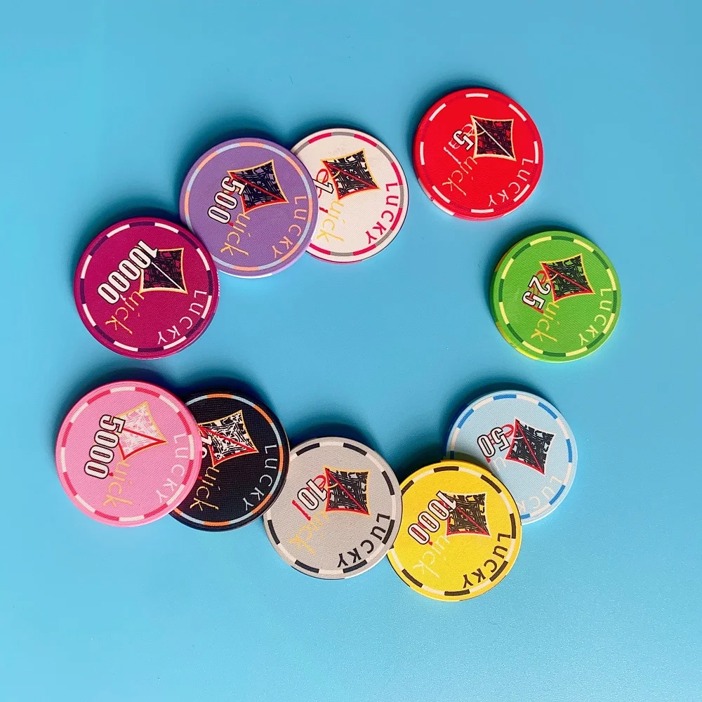 New Design Blank Number Custom Poker Chips Poker Chips Set Western Metal Time Card Pcs Color Material Multi Origin Credit Mass