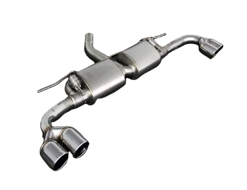 AOOAS SS304 Exhaust Valves Muffler System Body Kits For Car BMW X5 4tips