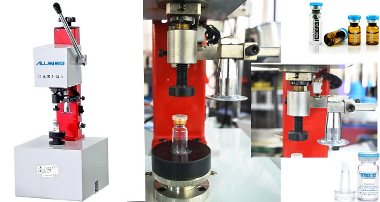 desktop 10ml vial crimper manual bottle capper induction sealer vial crimping price Ann bottle capping machine