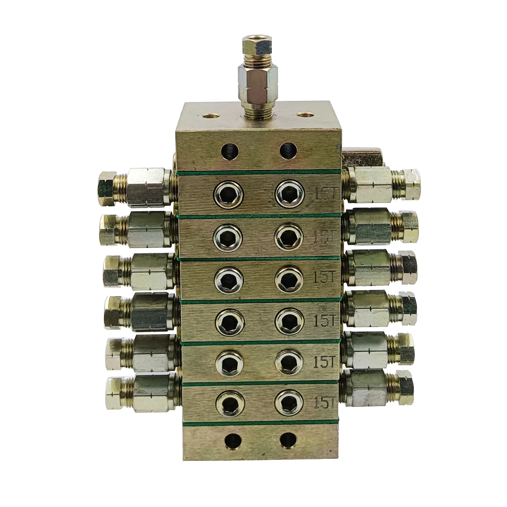 1000 Series G 3-10 sections for grease lubrication system  grease distributor block