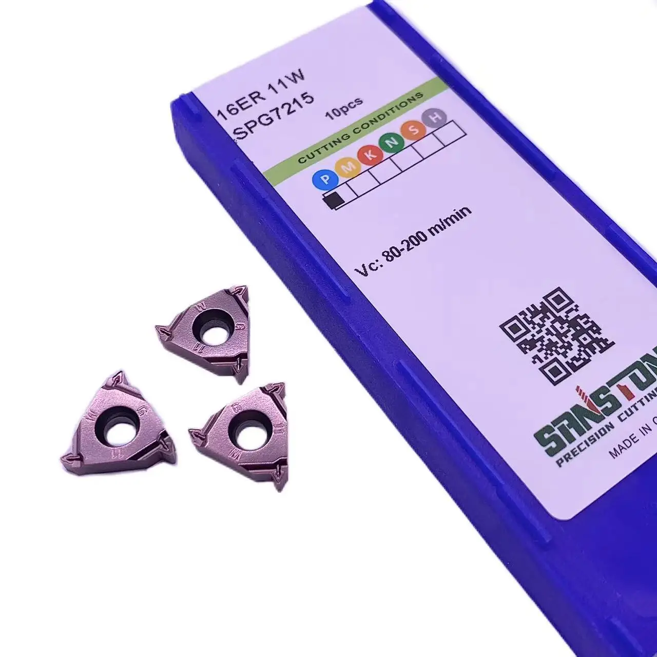 16IR 16ER 11W External Threading Insert Carbide Cutting Tools with CNC Machining Turning Accessories Thread  for Stainless Steel