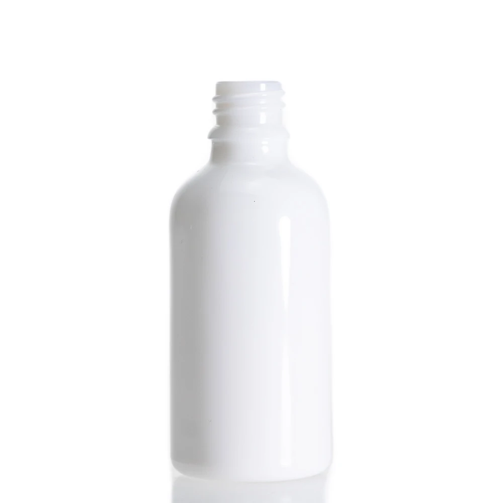 30ml Shinny Ceramic white Essential oil dropper bottle withcorifice reducer
