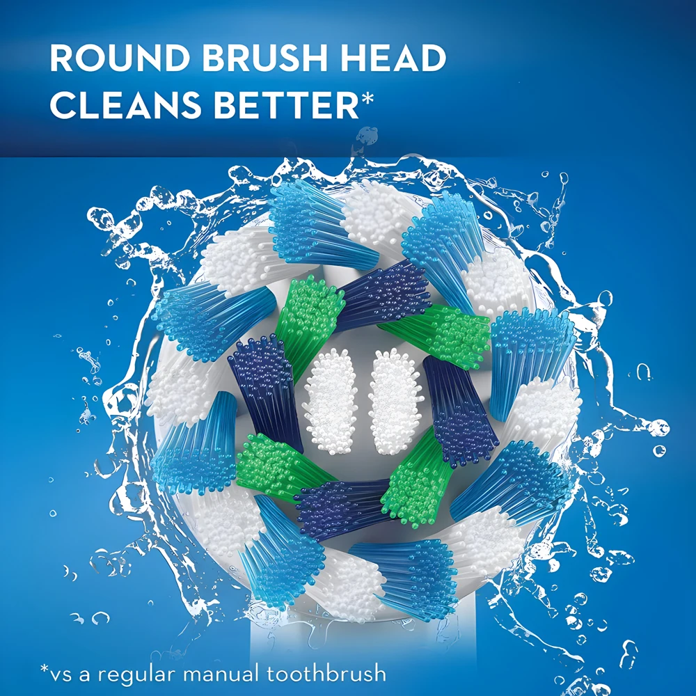 Беспроводная перезаряжаемая зубная щетка IPX7 с мягкой щетиной настраиваемая электрическая