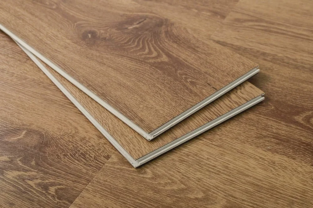 
Anti-slip uniclick 5mm SPC vinyl flooring tile with 1.5mm IXPE/EVA padding 