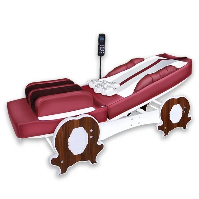 
High Quality Deluxe Jade Therapy Massage Bed Table, Tourmaline Stone and Carbon Fiber Far Infrared Heating Massage Bed 