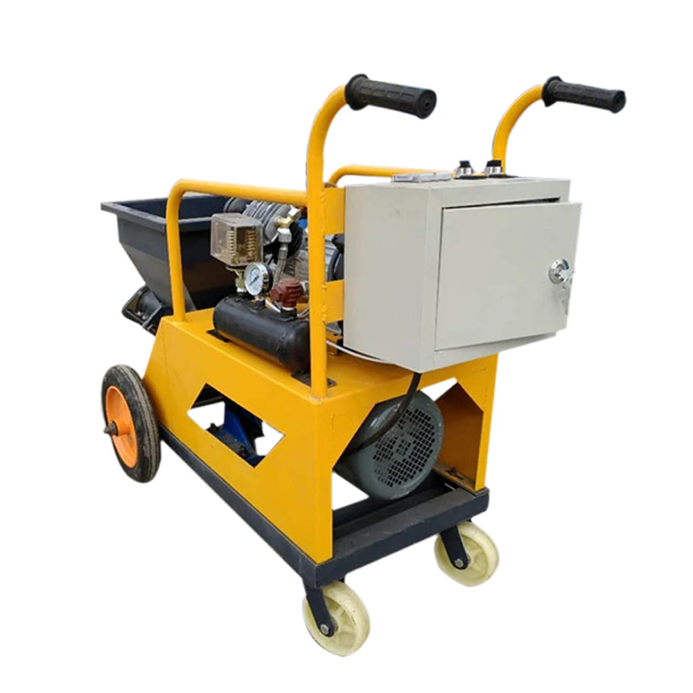 High Efficiency Adhesive Cement Mortar Machine Cement Plastering Mortar Spray Machine