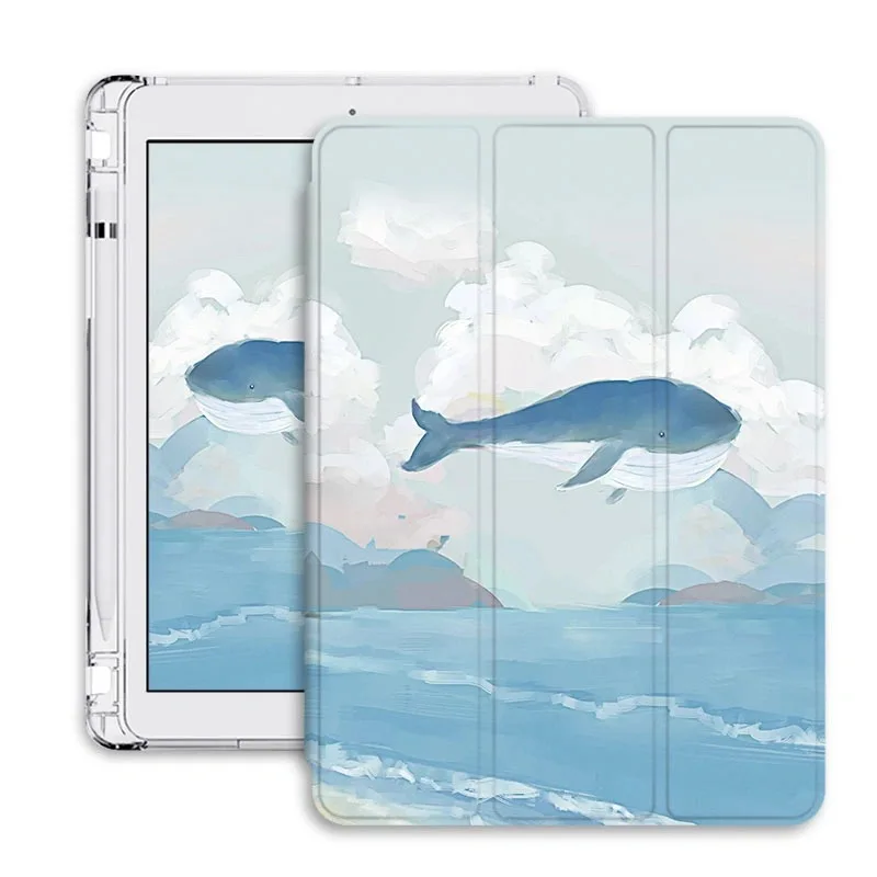 Чехол для Ipad Mini6 чехол 8 3 дюймов 2021 тонкий складываются в три раза стенд мини 6th поколения