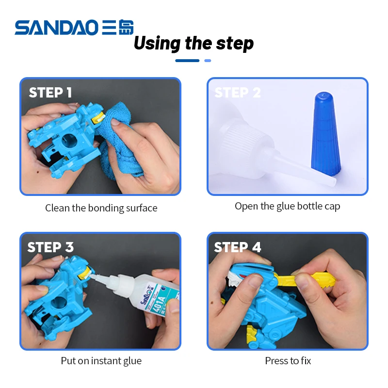  SD502-105 Cyanoacrylate Adhesive Fast Super Glue Other Adhesives Transparent One Component Metal Glass Plastic