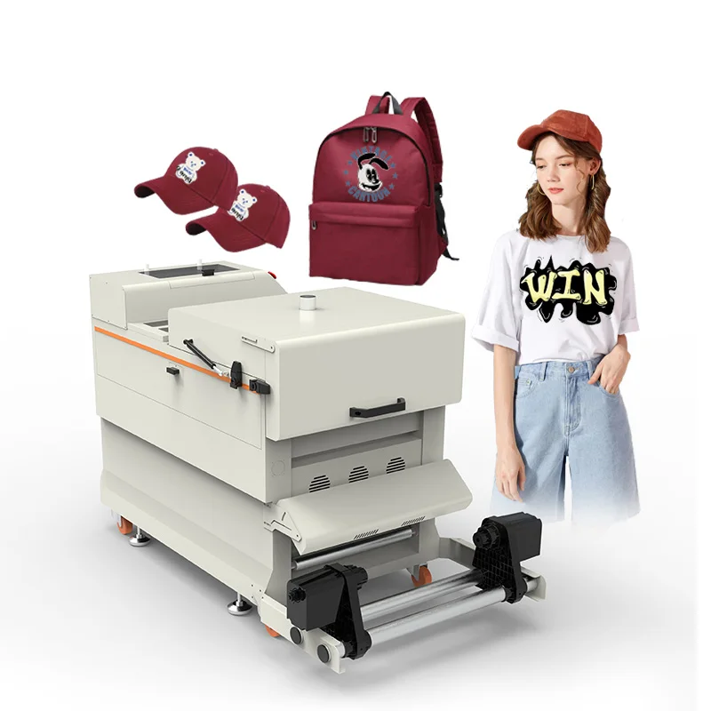 Factory price new style 45cm dtf printer t shirt textile printing machine with dtf powder shaker imprimante dtf 45cm