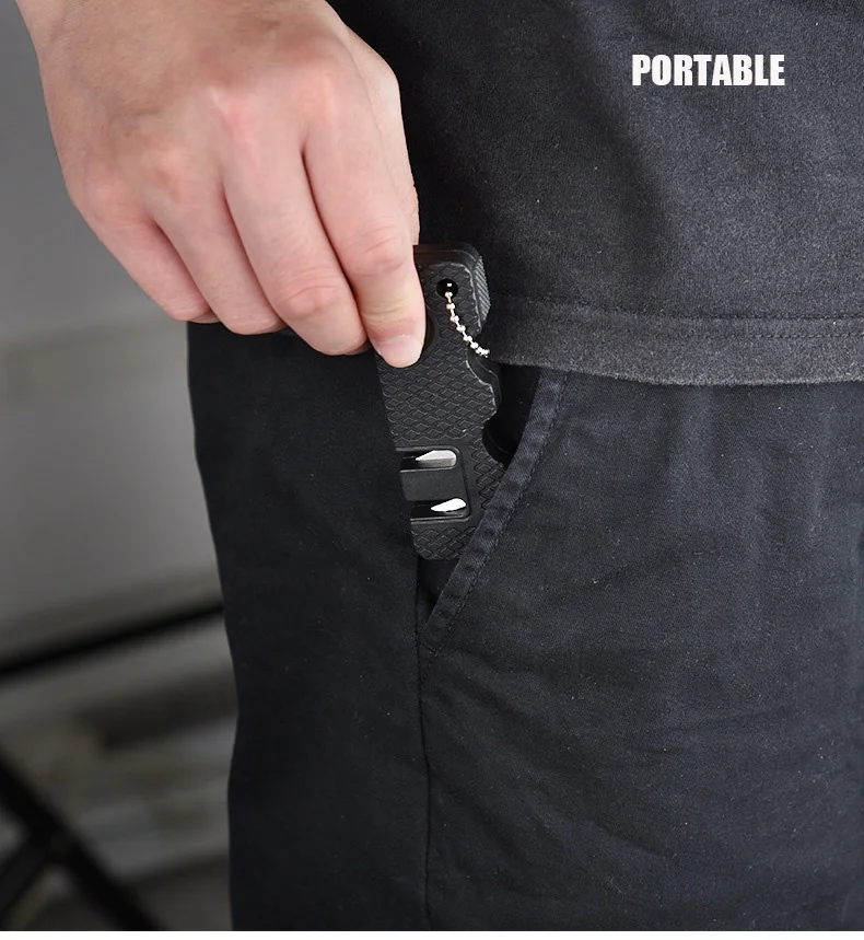 Hot Sale Two-stage Knife cheap sharpener Portable Mini sharpener Outdoor knife Kitchen Knife Manual Portable Sharpener