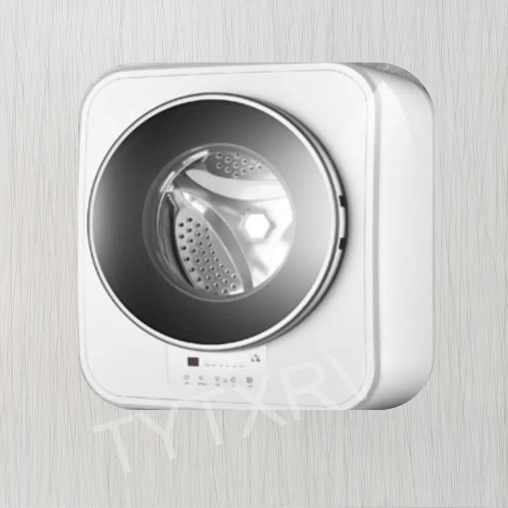 HEYRV 3kg RV Caravan Washing Machine Mini Fully Automatic Washer Dryer Portable Front Loading Washing Machine