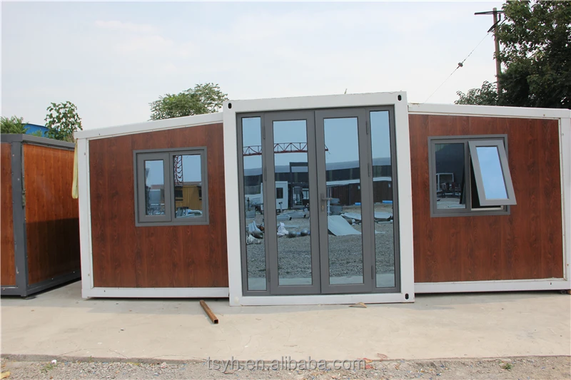 CS 40FT/20FT Foldable/Expandable Prefab Modular Steel Container House with Pre-Installed Bathroom Toilet for Home Use