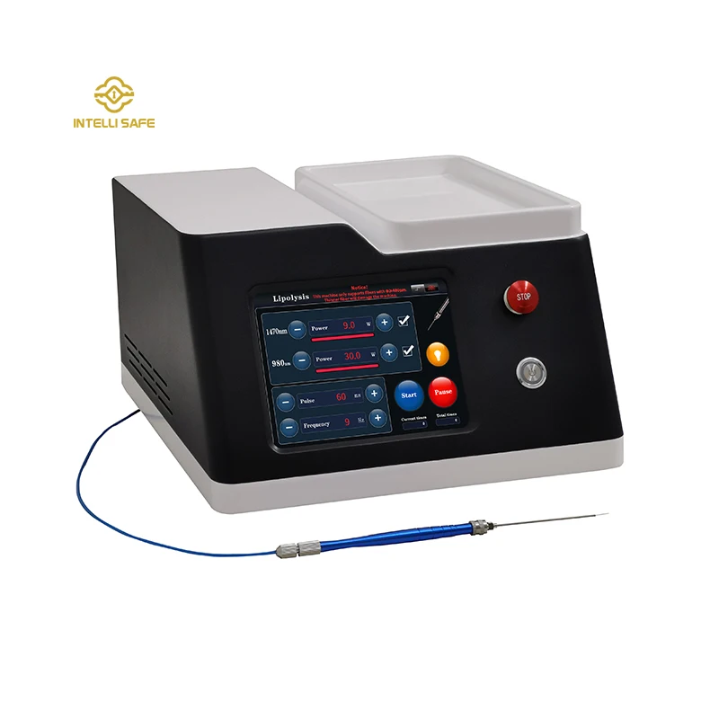 Professional 980+1470nm 30W subskin endolysis endolaser Lipolysis fiber laser Fat dissolving Slimming Machine