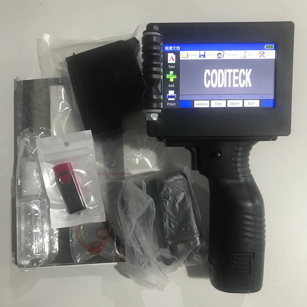 Coditeck 25.4mm handheld barcode/label catritdges for inkjet printer