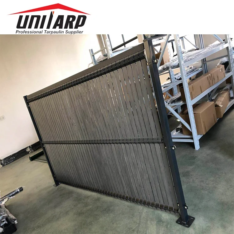 Uni-tarp Vertical Decorative Garden PVC Vinyl Fence Panels Privacy Perimeter Fence Slats