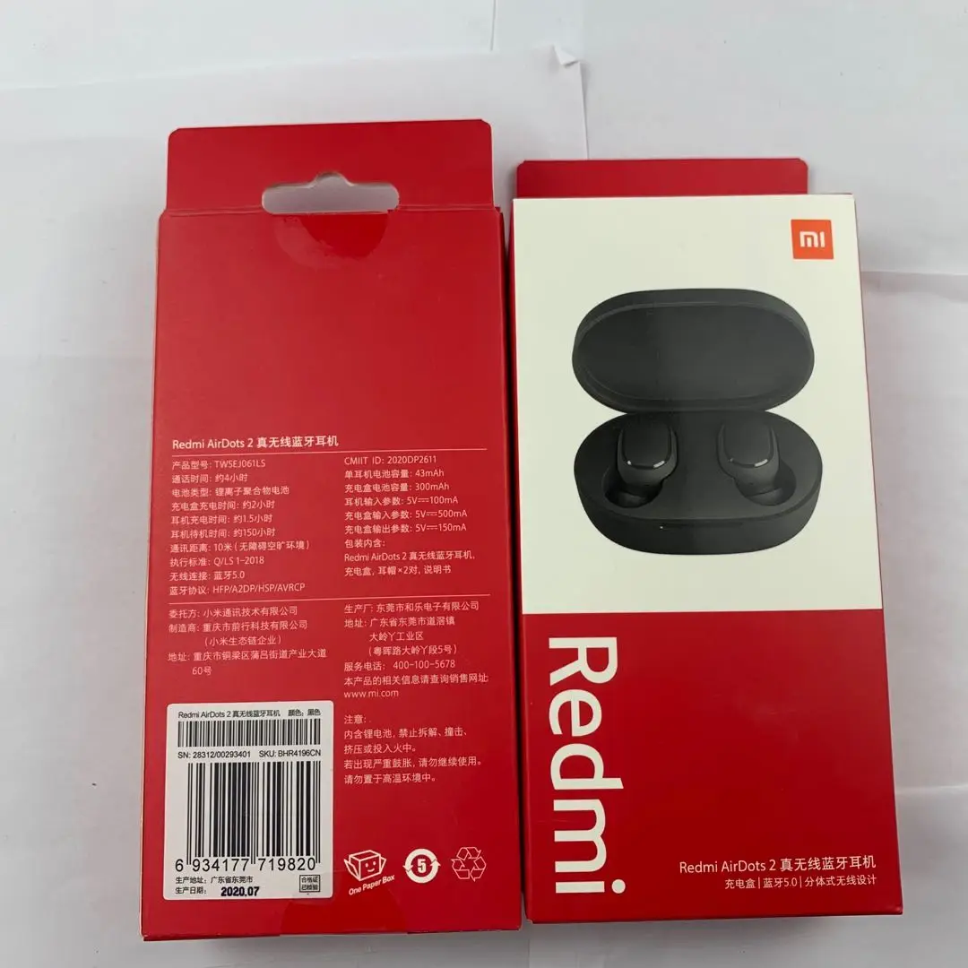 2020 Fone For Xiaomi mi Airdots  pro 2 TWS True Wireless BT 5.0 Earphones hongmi Airdots pro headset DSP Airdots 2