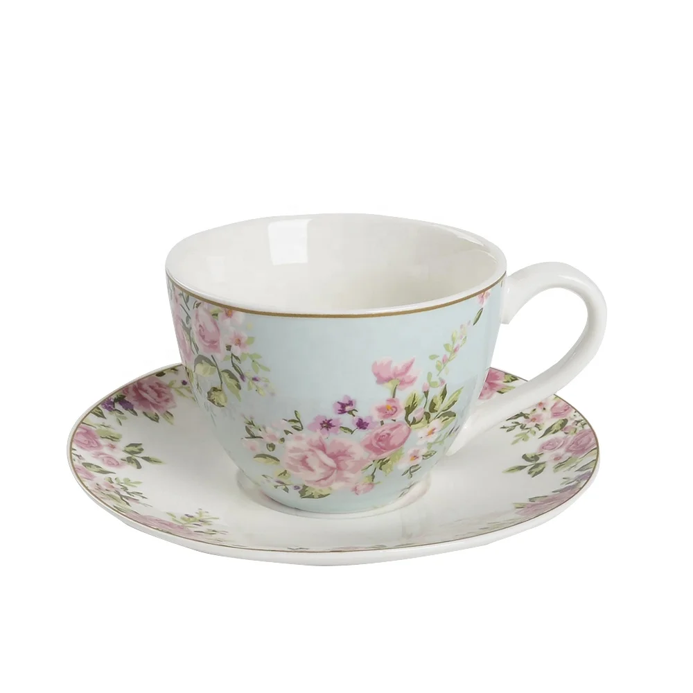 New products porcelain bone china coffee cup and saucer sets ceramic Arabic