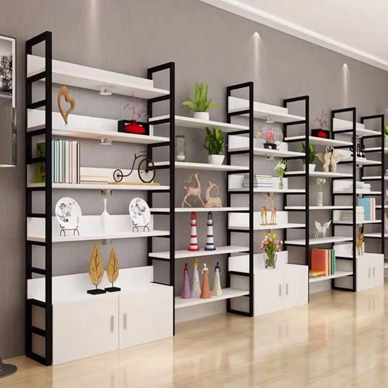 Retail Display Shelving in Supermarket Stores and Shops Book Case Shelf Cabinet
