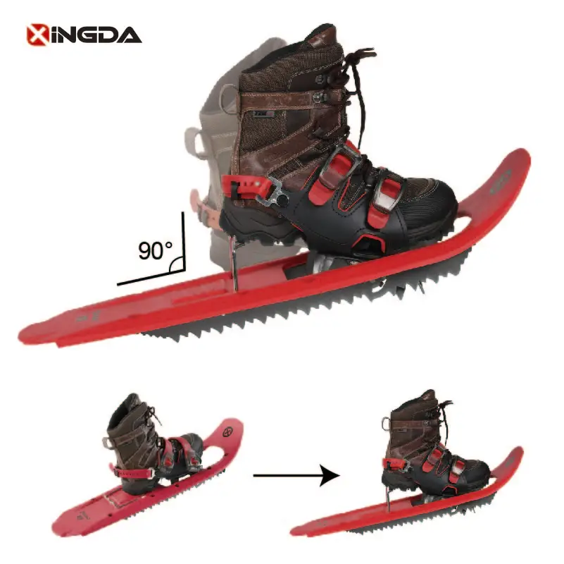 High quality and durable XATP plastic climbing winter snowshoes plastic