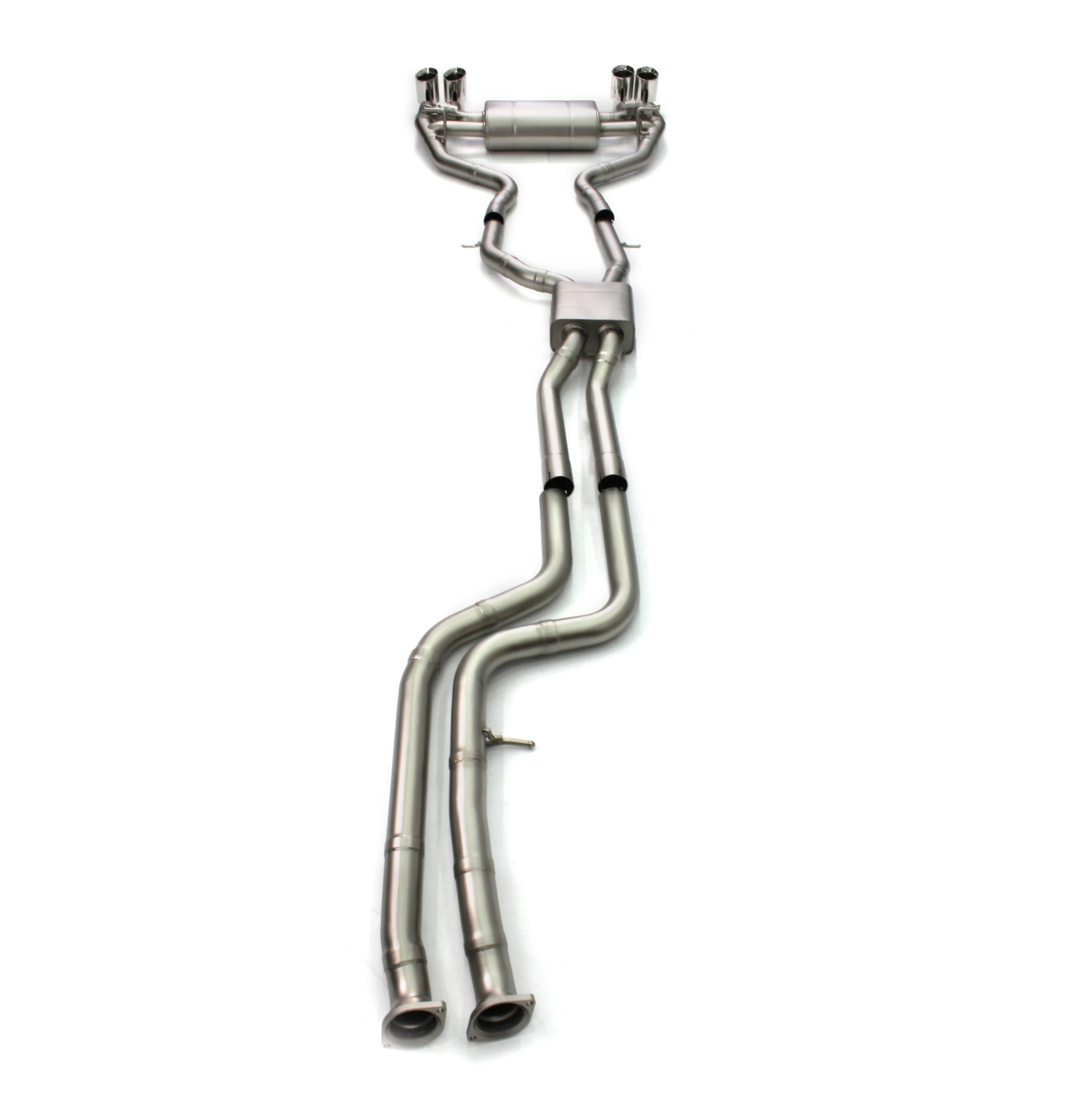 Titanium custom exhaust catback for BMW M2C F87 S55 exhaust pipe system