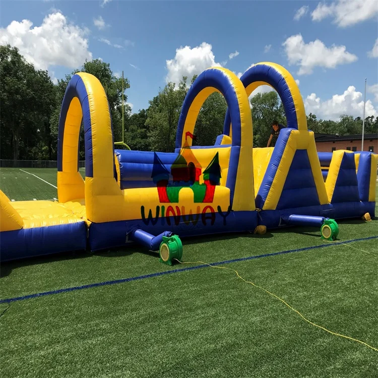 China winwaytoys supply new party rent inflatable obstacle course for sale