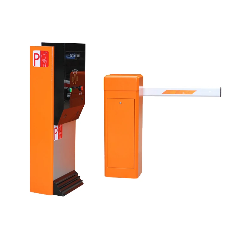 RFID card ticket dispenser security smart auto car parking system factory best sale parking barrier gate system with boom gate