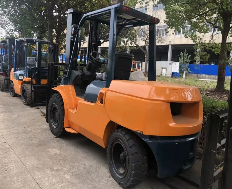 Japanese TOYOTA 5 ton 7FD50 used secondhand diesel forklift high quality cheap price