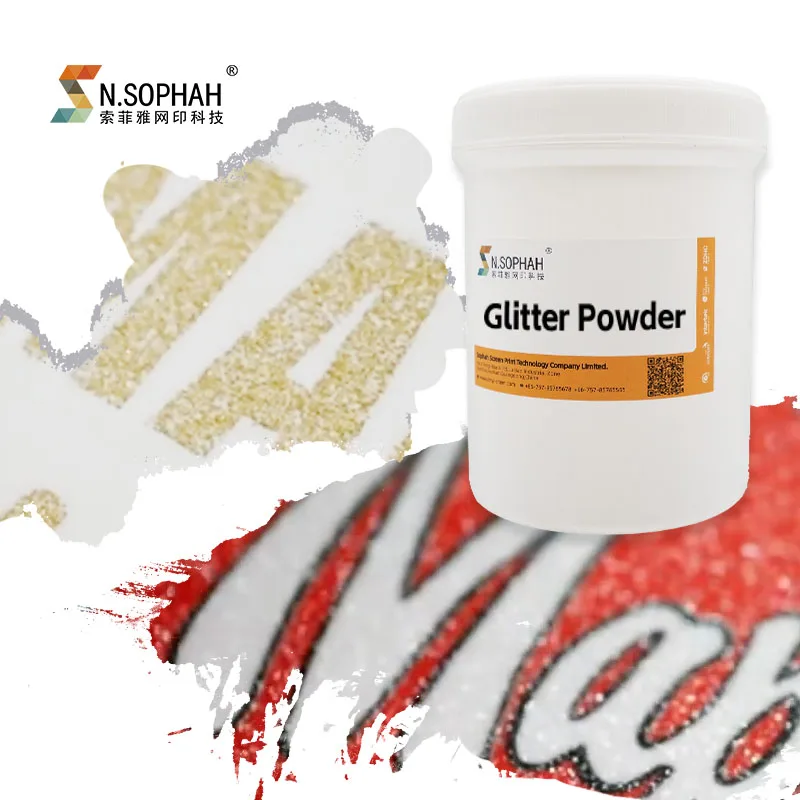 Factory Direct Sales T Shirt Printing Screen Printing Glitter Powder For Garment Printing