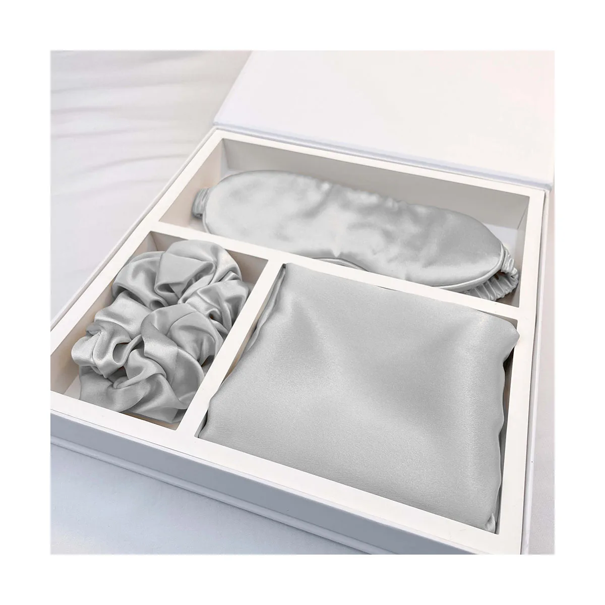 Набор мягких резинок для волос в Корейском стиле из 100% натурального шелка тутового шелкопряда