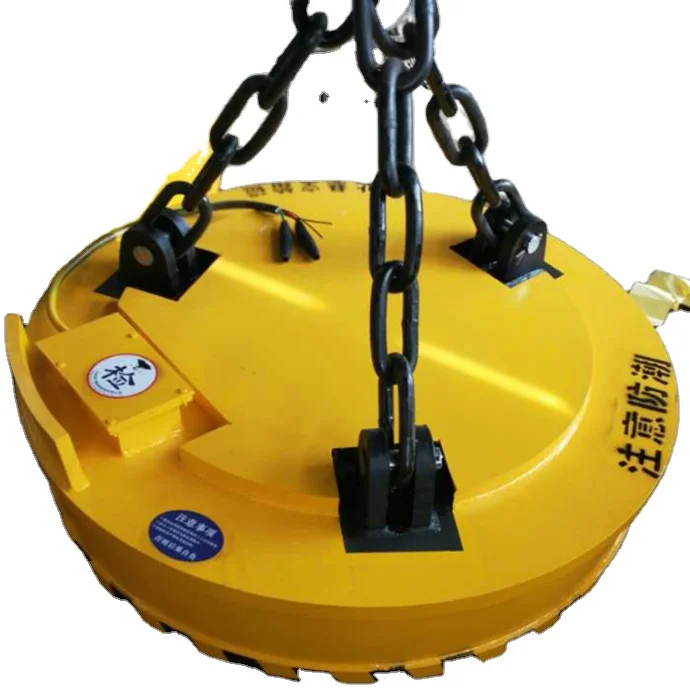 Crane Magnetic Chuck Electromagnetic Chuck Steel for Lifting Scrap Irons Strong  1 3 5 ton Lifter Industrial China Price