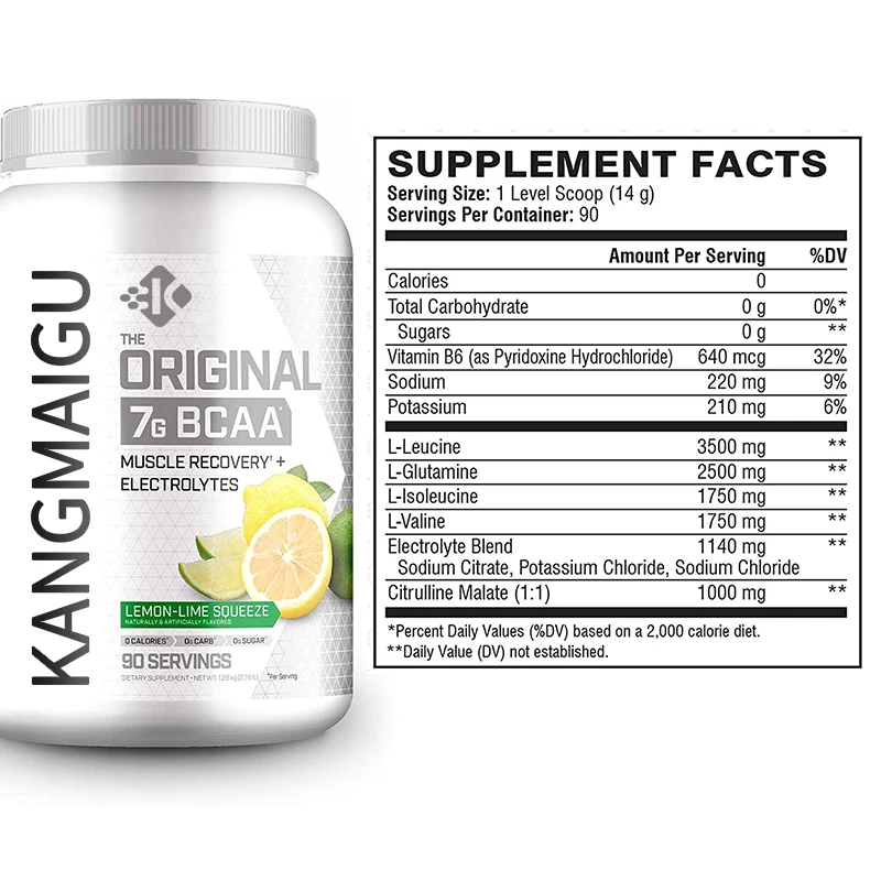 OEM Private Label Vegan Support Immune & Muscle Recovery Drink Vegan Amino Acid Bulk Bcaa Powder Supplement