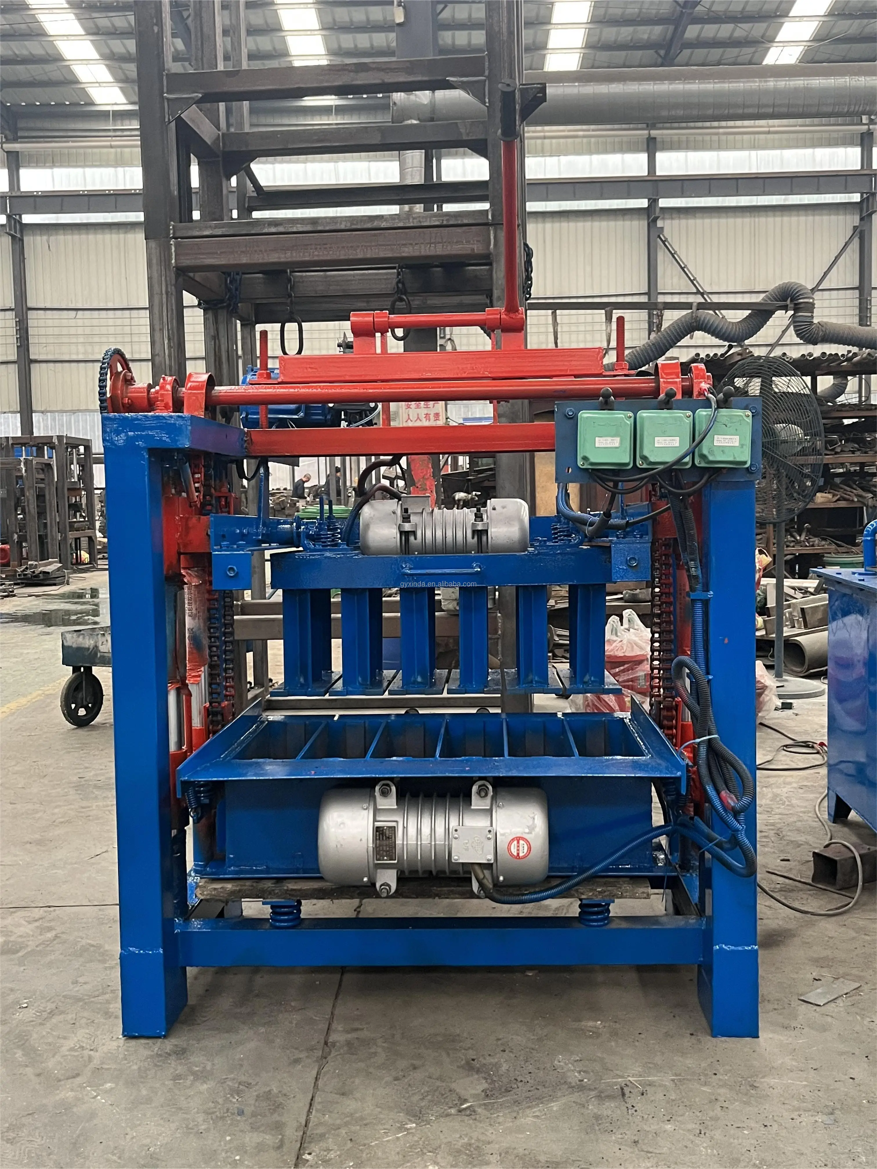 QMJ4-35 super cheap simple concrete block machine  manual block machine production  blocks