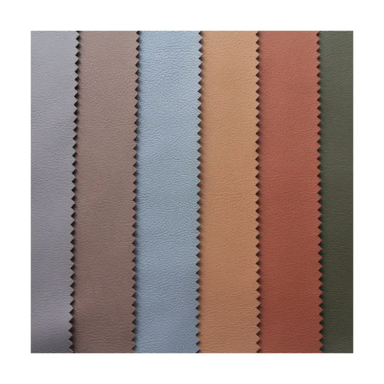 Luxury Genuine Leather Touch Microfiber Pu Synthetic Leather Fabric