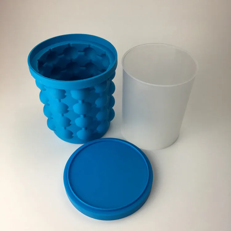 
ice bucket silicone Blue Beer Cooler Wine Champagne Party Eco Material custom Oem Customized Logo Item China Holders Origin Type 