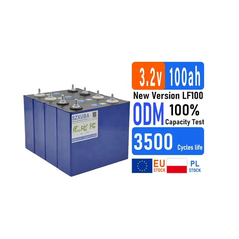 SZXUBA перезаряжаемая батарея Ev Lifepo4 3.2V100Ah литий-железо-фосфатная 3 2 В 100ah