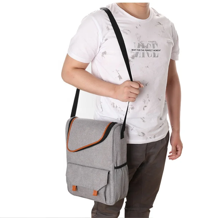 Wholesale Oxford aluminium Three Portable Shoulder Strap Lunch Cooler Beach Picnic Insulated  Wine Tote Bag