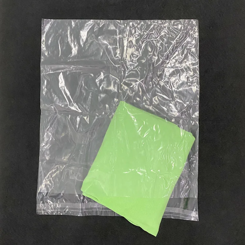 Custom water soluble laundry bags disposable pva water soluble bag for hotel