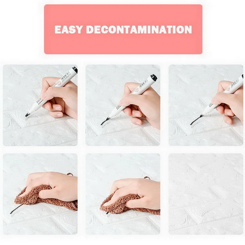 Self adhesive Foam sticker faux brick wall/self adhesive paper walpaper 3d wallpaper panel.jpg