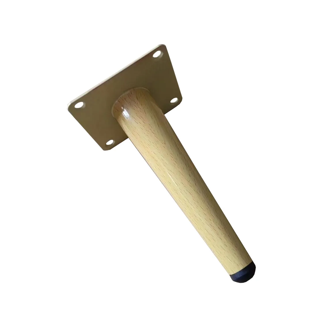 Coffee Table Couch Sofa Cabinet Chair Dresser Bed Desk 150mm 6 Inch Heavy Duty Beech Color Metal Slant Angled Tapered Legs