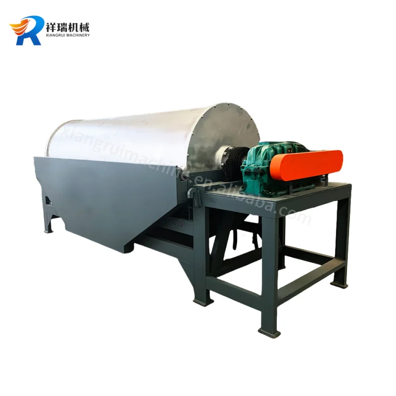 High intensity wet magnetic electrostatic separator for magnetic metal separation