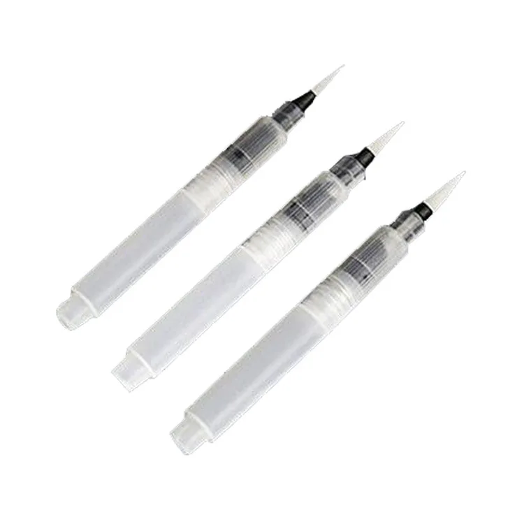 Новый дизайн, Детские акварельные художественные ручки, однотонные акварельные пигментные перьевые ручки с мягкой головкой