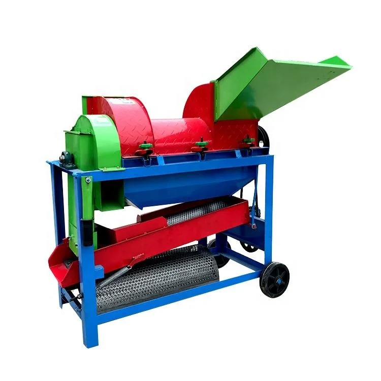 Electric Farm Corn Soybean Shelling Thresher Peeling Machine Diesel Maize Sorghum Husker Threshing Sheller Machine for Sale