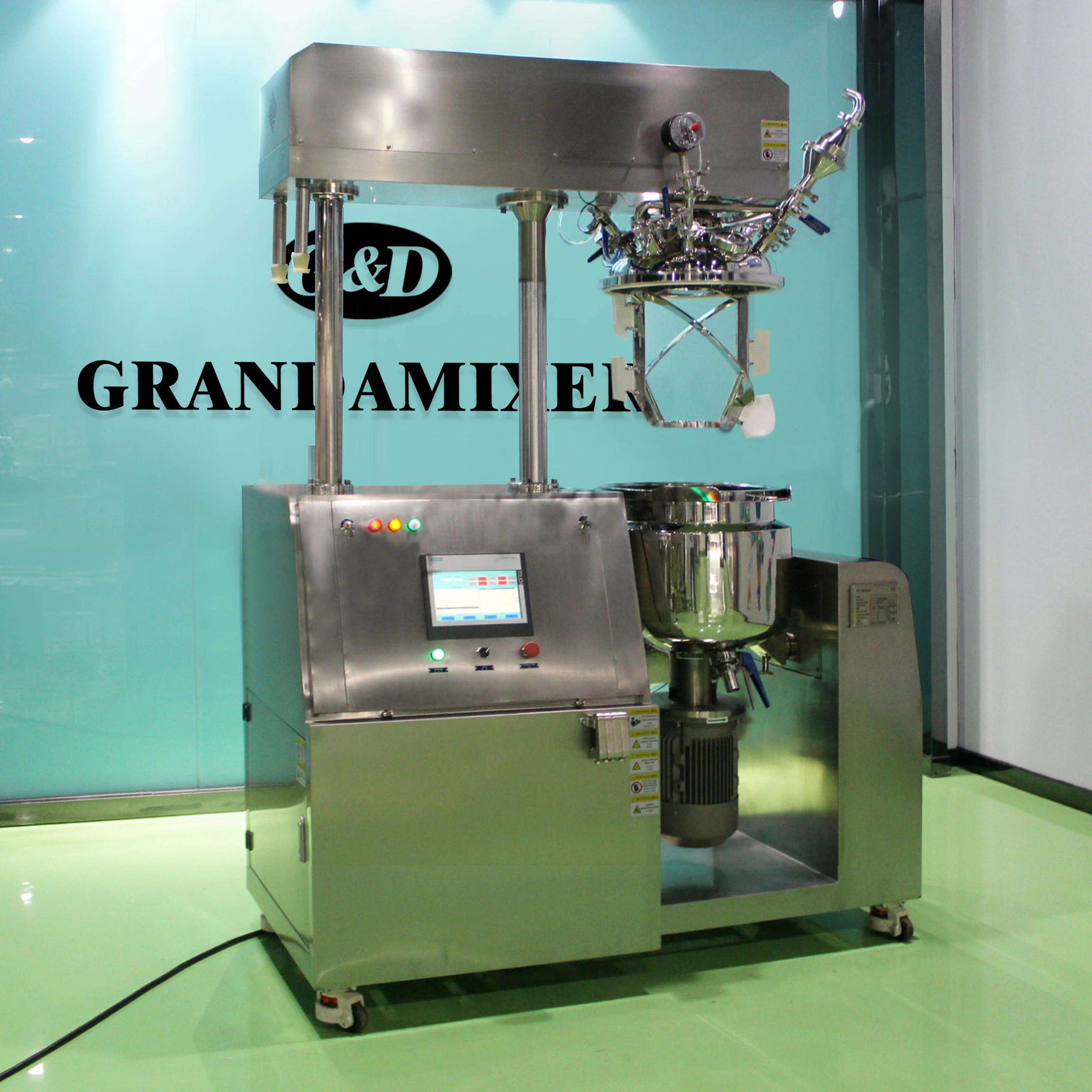 50 L 1000 L 1500 L Vacuum Electric Mixer Cooker Pan Agitator Cook Boil Pot Jacketed Machine