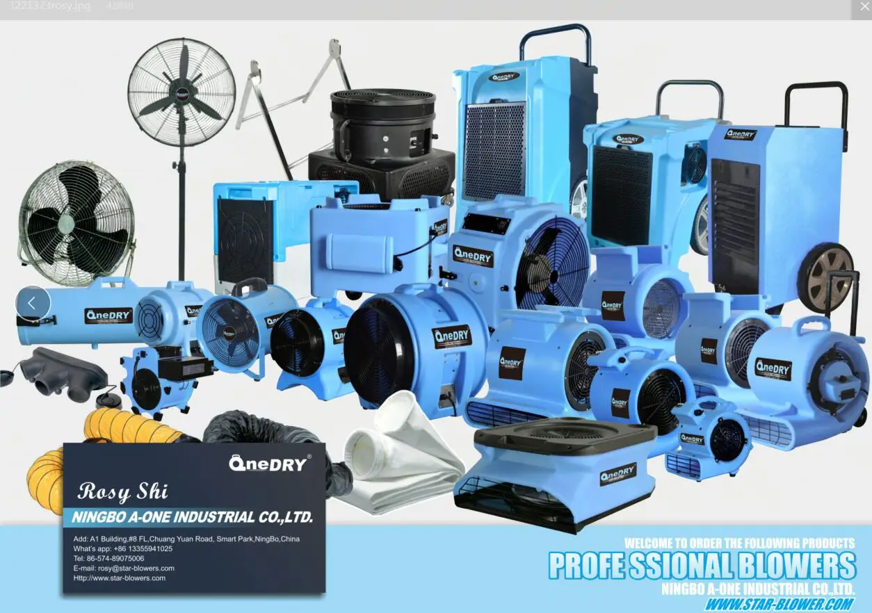 925cfm industrial commercial portable building carpet dryer velo pro low profile air movers blower for water damage restoration