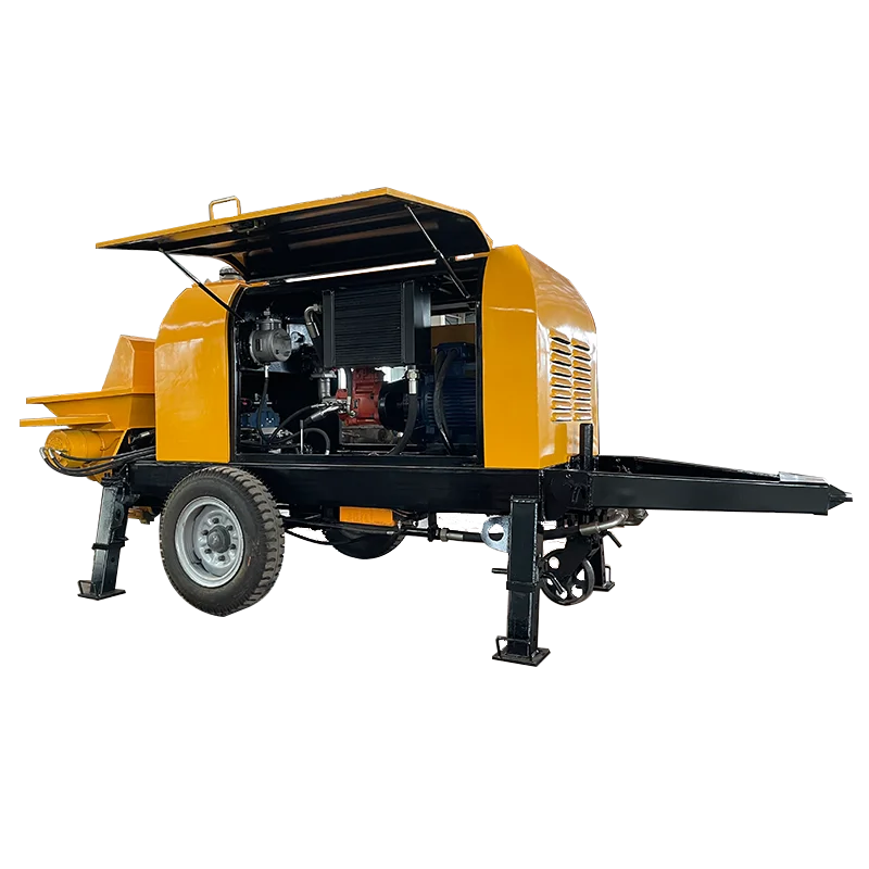 Plastic portable concrete grounding pump mobile batch station made in China