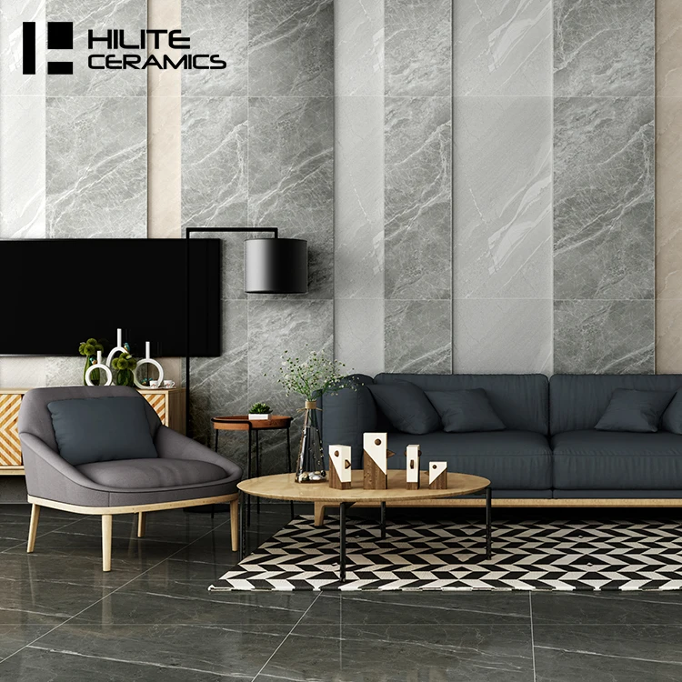 600*1200 Full Marble body polished glazed ceramic floor tiles for flooring