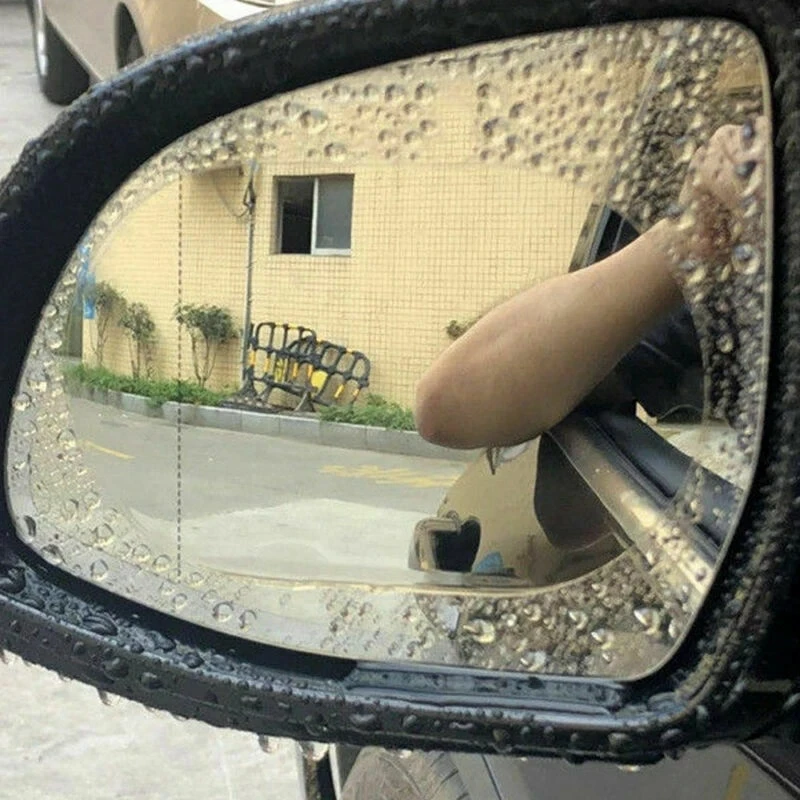Hd Rear View Mirror Anti Rain Fog Film Waterproof And Anti-fogging Pelicular Car Screen Protector Sticker