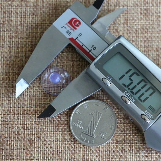 Clear double-sided suction cup transparent suction cup with screw or hook are Ok compression molding