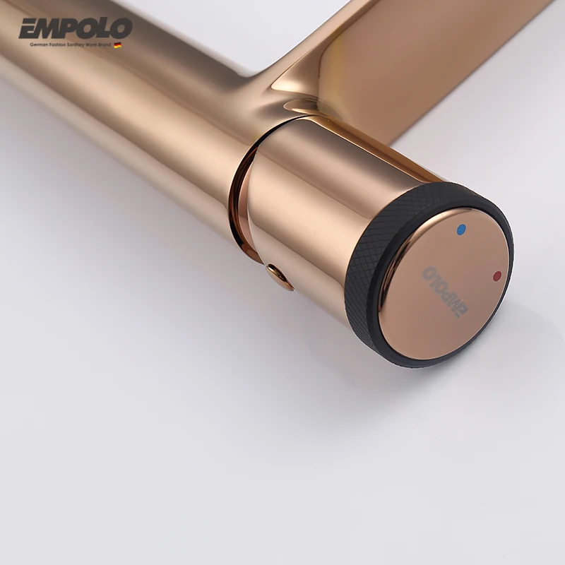 Copper Brushed Gold Gun Grey Nickel Wash Basin Faucet Water Mixer Tap Bathroom Basin Brush Gold Faucet