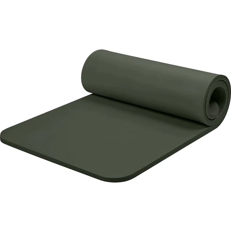 Customized Logo High Density Tear Resistant Sports NBR Yoga Mat With Nylon Strap